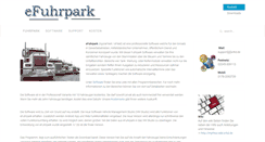 Desktop Screenshot of efuhrpark.de